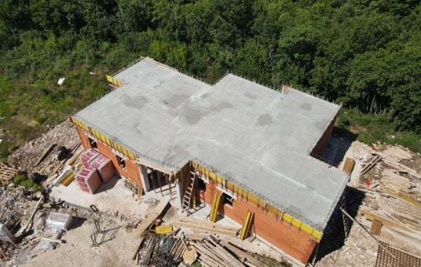 modern ground floor villa with flat roof istria croatia