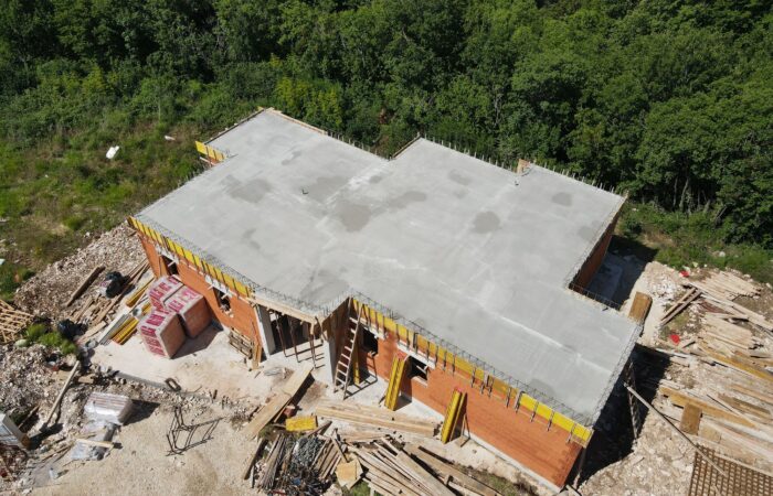 modern ground floor villa with flat roof istria croatia